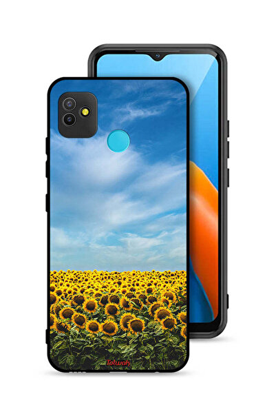 Tolwak غطاء حماية لهاتف تكنو بوب 5 بتصميم عباد الشمس تحت السماء