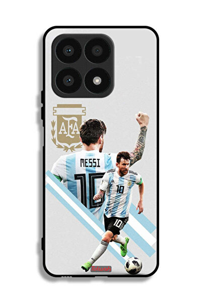 Tolwak غطاء حماية لهاتف Honor X8a برسومات ليو ميسي