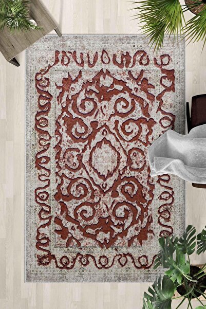 Monnhein Covor lavabil cu bază anti-alunecare – Covor modern cu imprimare dig...