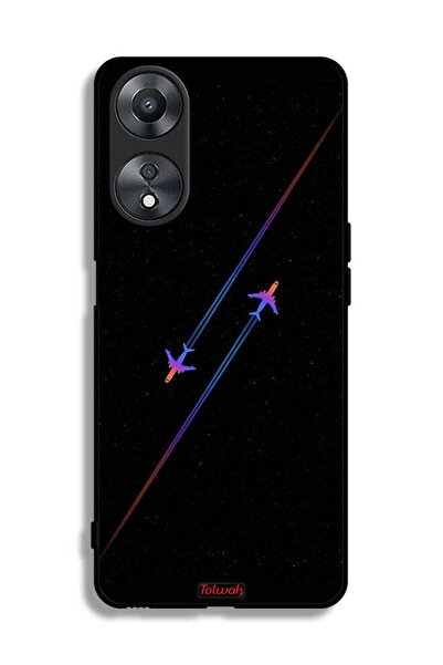 Tolwak غطاء حماية لهاتف Oppo A58 5G برسومات طائرات