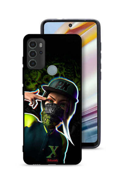 Tolwak غطاء حماية لهاتف موتورولا موتو جي 60 إس برسومات فنية جمالية للبنات