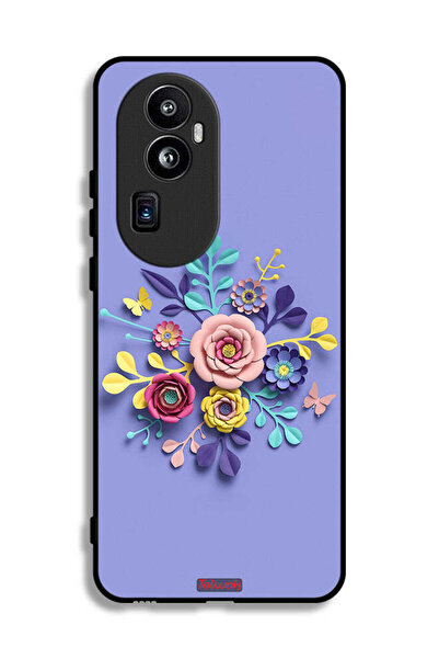 Tolwak غطاء حماية لهاتف Oppo Reno10 Pro Plus - تصميم زهور