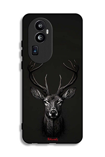 Tolwak غطاء حماية Oppo Reno10 Pro Plus بتصميم غزال رقمي