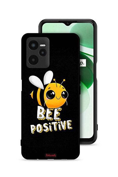 Tolwak Realme C35 Protective Case Cover Bee Positive