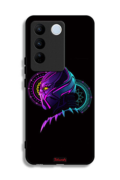 Tolwak غطاء حماية لهاتف Vivo V27 Pro، رسم فني رقمي بسيط عالي الدقة