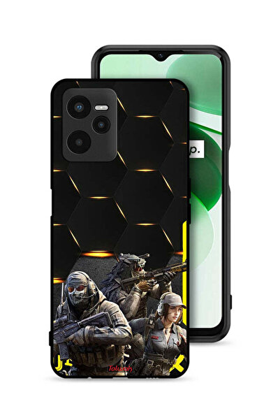 Tolwak غطاء حماية Realme C35 بخلفية Cyberpunk