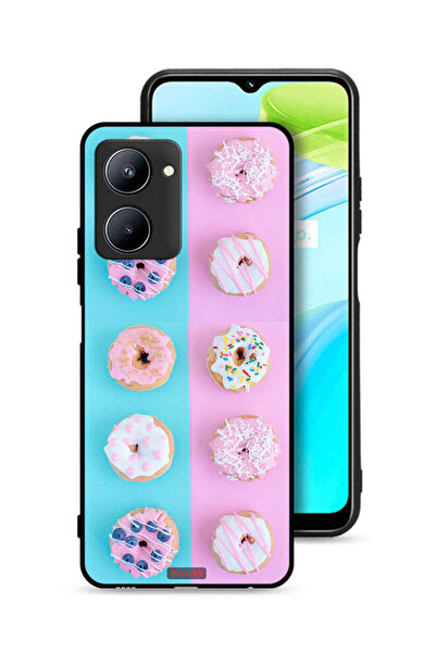 Tolwak غطاء حماية لهاتف Realme C33 بنقشة دوناتس هيذر