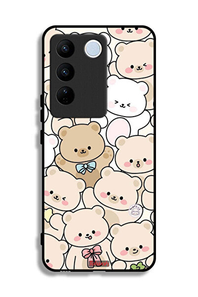 Tolwak غطاء حماية لهاتف Vivo S16 بنقشة دببة