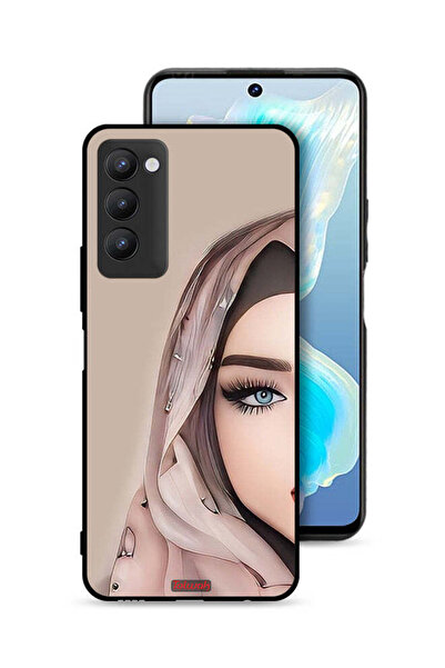 Tolwak غطاء حماية لهاتف تكنو كامون 18 برسم فتاة نصف وجه