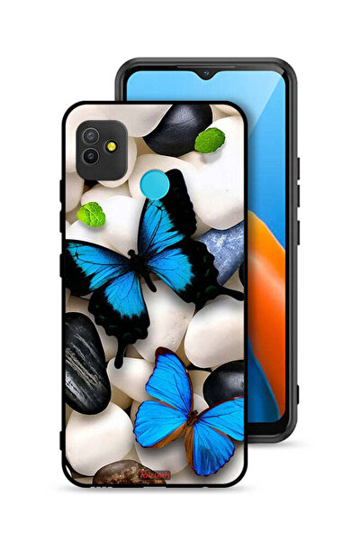 Tolwak Tecno Pop 5 Protective Case Cover Butterflies On Stones