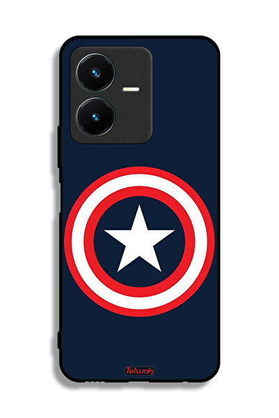 Tolwak غطاء حماية لجهاز فيفو Y22s كابتن أمريكا