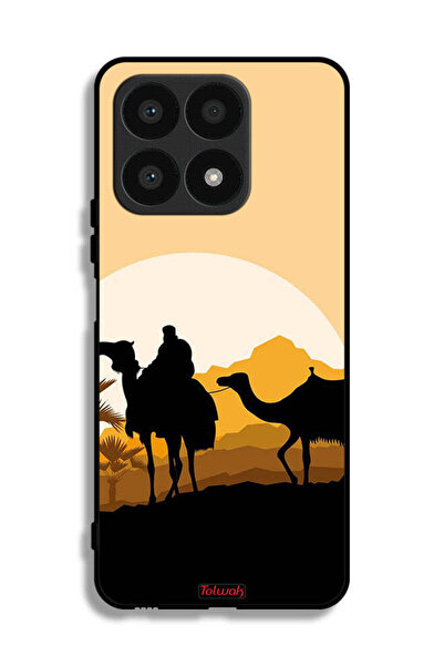 Tolwak غطاء حماية Honor X8a بتصميم فن الجمال في الصحراء
