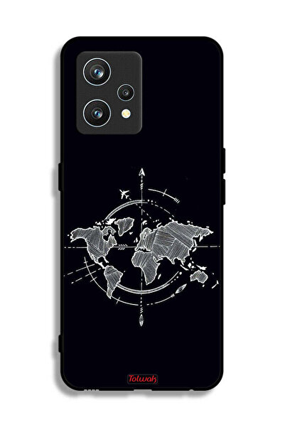 Tolwak غطاء حماية لهاتف Realme 9 Pro Plus برسومات البوصلة