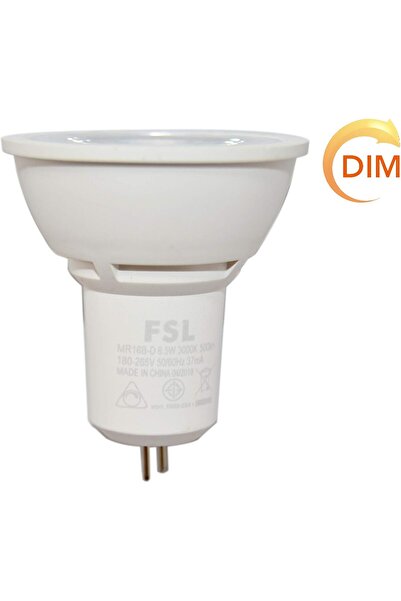 FSL LED BULB MR16 Dimmable Spot Light GU5.3 6.5W AC180-265V White/Warm White (White 6500K)
