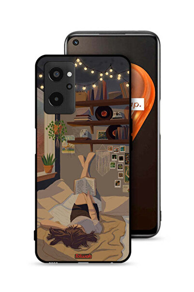 Tolwak Realme 9i 4G Protective Case Cover Studying Art