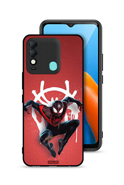 Tolwak غطاء حماية لجهاز تكنو سبارك 8 بتصميم سبايدرمان