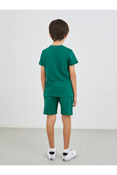 Styli Slogan Print Round Neck T-Shirt and Shorts Set