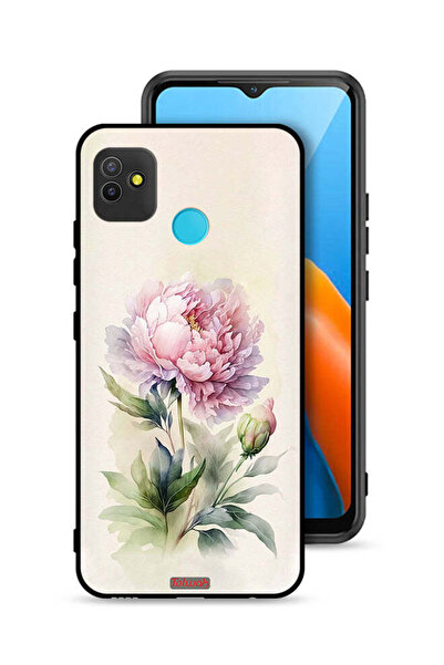 Tolwak Tecno Pop 5 Protective Case Cover Watercolor Rose Paint Art
