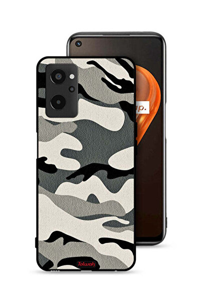 Tolwak Realme 9i 4G Protective Case Cover Camouflage