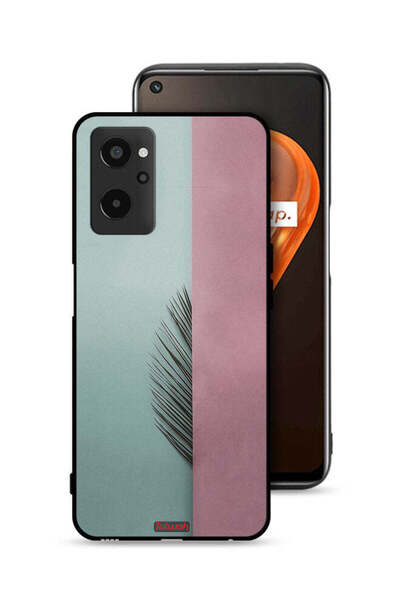 Tolwak غطاء حماية لهاتف Realme 9i 4G بتصميم نصف أوراق