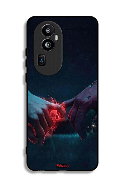 Tolwak غطاء حماية لهاتف Oppo Reno10 Pro Plus - يدان محترقتان