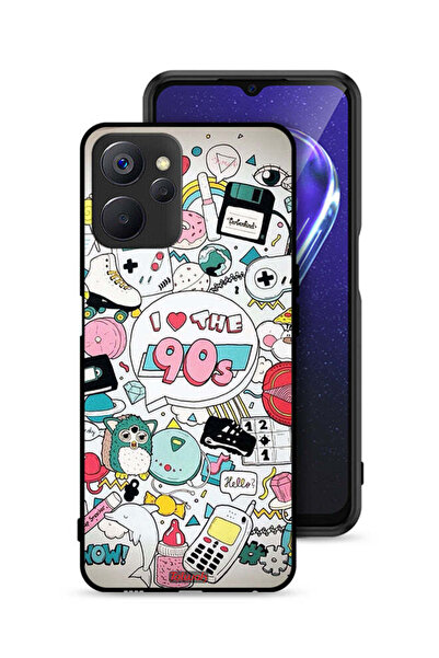 Tolwak غطاء حماية لهاتف Realme 9i 5G - أحب التسعينيات