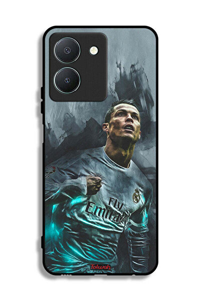 Tolwak غطاء حماية لهاتف Vivo Y36 5G برسومات كريستيانو رونالدو