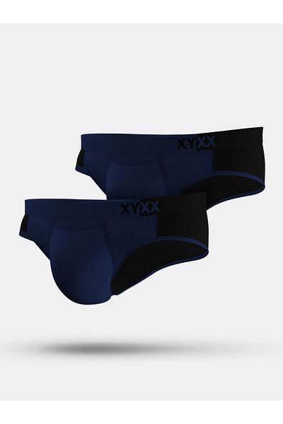 XYXX By Styli Pack of 2 - Colorblock Modal Briefs
