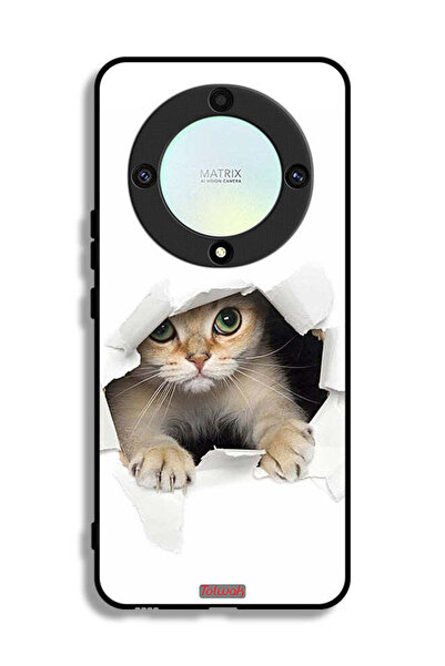 Tolwak غطاء حماية لهاتف Honor X9a بتصميم قطة