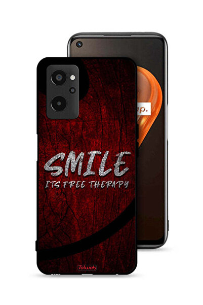 Tolwak Realme 9i 4G Protective Case Cover Smile Its Free Therapy