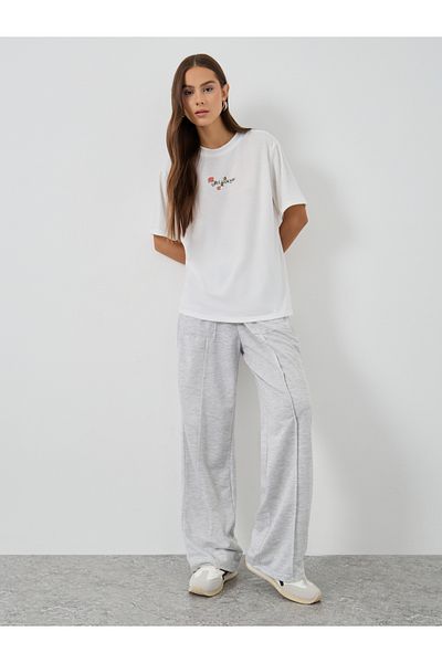 Styli Slogan Print Regular Fit T-Shirt