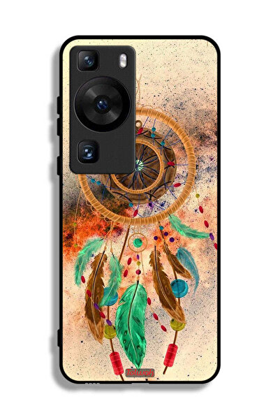 Tolwak غطاء حماية لهاتف هواوي بي 60 بتصميم ماندالا ريش معلق