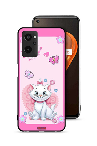 Tolwak Realme 9i 4G Protective Case Cover Cute Lady Cat