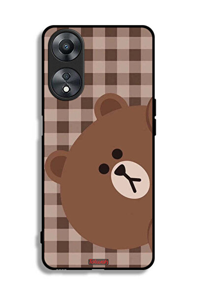 Tolwak غطاء حماية لهاتف Oppo A58 5G بتصميم دب تيدي