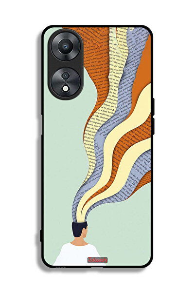 Tolwak غطاء حماية لهاتف Oppo A58 5G - تصميم فني مع بيانات