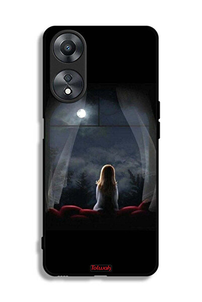 Tolwak غطاء حماية لهاتف Oppo A58 5G بتصميم خيالي ليلي