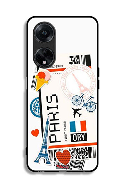 Tolwak غطاء حماية لهاتف Oppo F23 5G - ملصق باريس