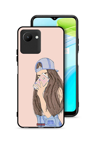 Tolwak غطاء حماية لهاتف Realme C30s لالتقاط صور سيلفي