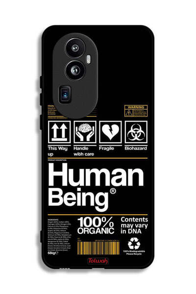 Tolwak غطاء حماية لهاتف Oppo Reno10 Pro Plus - ملصق إنسان