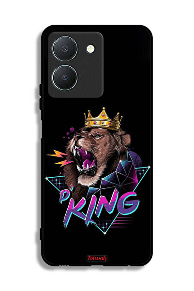Tolwak غطاء حماية Vivo Y36 5G برسومات الأسد الملك