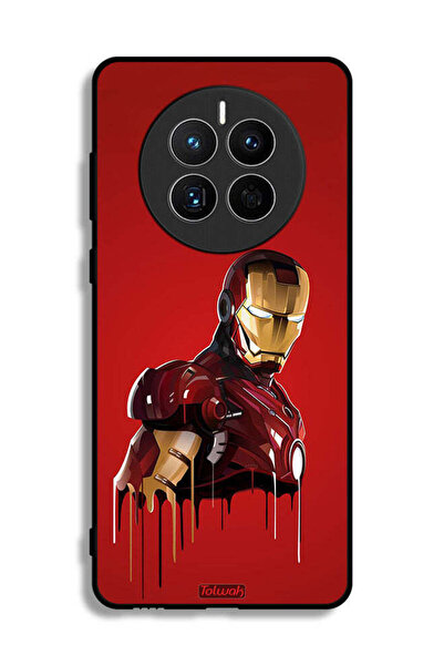 Tolwak غطاء حماية لهاتف هواوي ميت 50E برسومات الرجل الحديدي