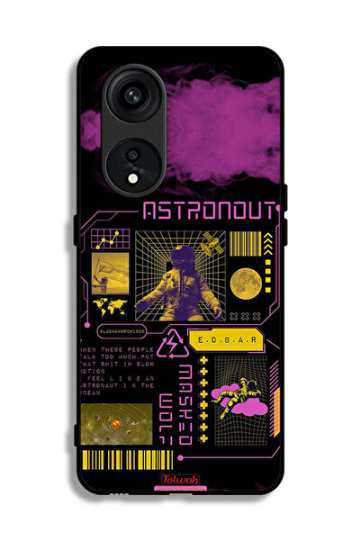 Tolwak غطاء حماية لهاتف Oppo Reno 8T 5G، ملصق رائد فضاء