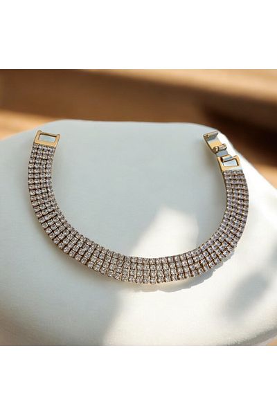 İNN JEWELLERY Steel Bracelet Tarnish-Free Antiallergic Waterway Figured (2 Years Importer Guaranteed)
