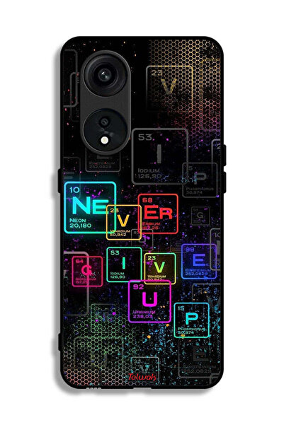 Tolwak Oppo Reno 8T 5G Protective Case Cover Never Give Up Art