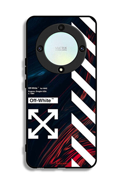 Tolwak غطاء حماية لهاتف Honor X9a بملصق أبيض