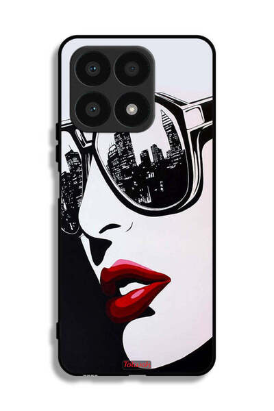 Tolwak Honor X8a Protective Case Cover Girl Face Abstract Art