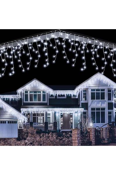 divendi-ro Light Fixture with Uneven Fringe, Warm White, Cool White and Multicolor, 25m-640LED