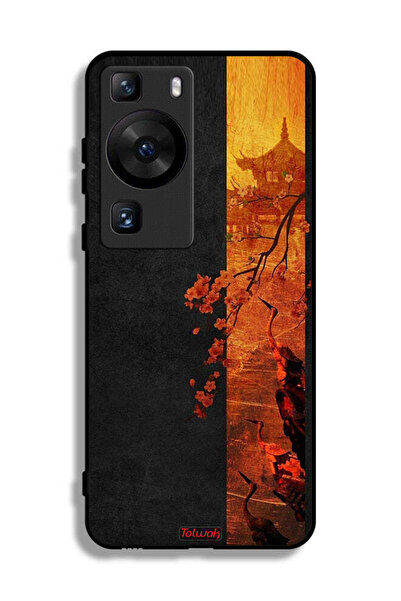 Tolwak غطاء حماية لهاتف هواوي P60 Pro بألوان الخريف الفنية