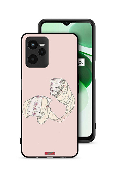 Tolwak Realme C35 Protective Case Cover Fighter Art