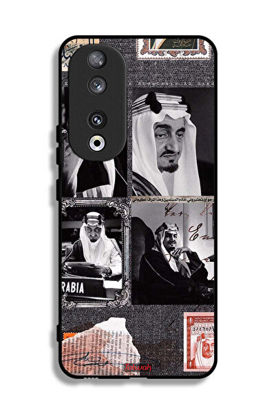 Tolwak غطاء حماية لهاتف Honor 90، ملصق الملك فيصل العتيق